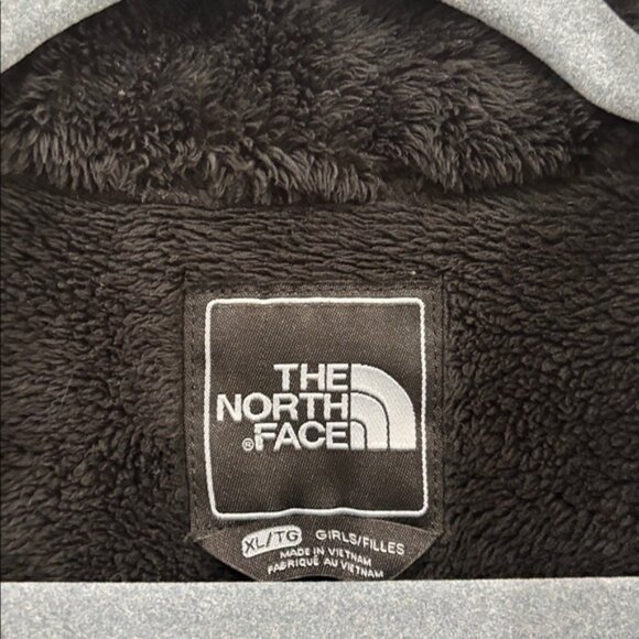 The North Face Black Sherpa Jacket girls size XLarge - Picture 5 of 6